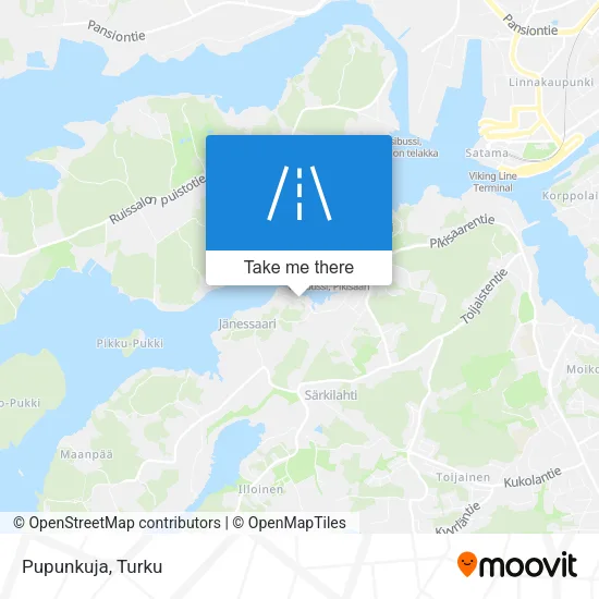 Pupunkuja map