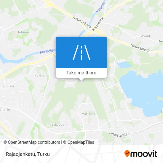 Raja Ojankatu Street map