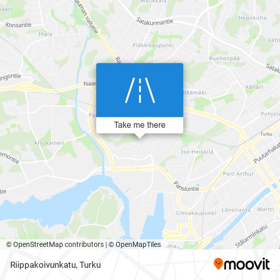 Riippakoivunkatu map