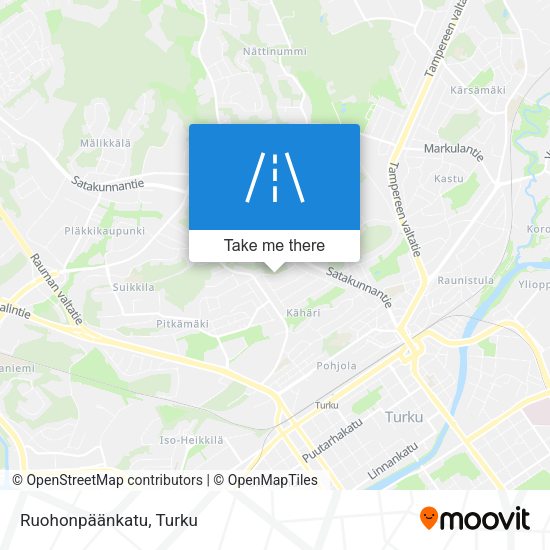 Ruohonpäänkatu map