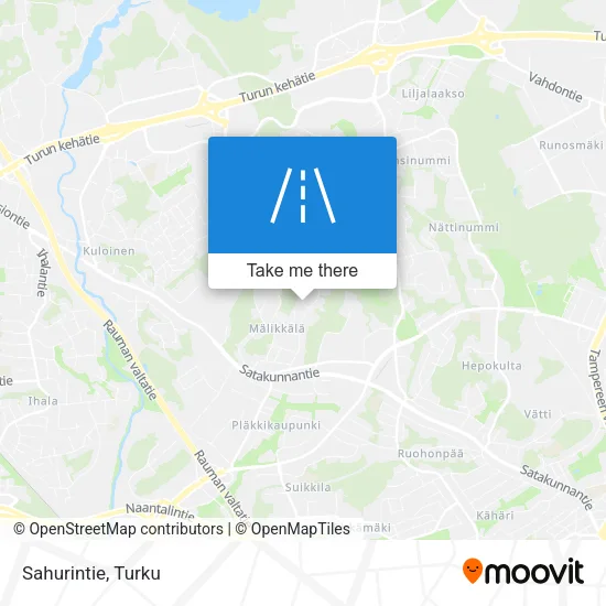 Sahurintie map