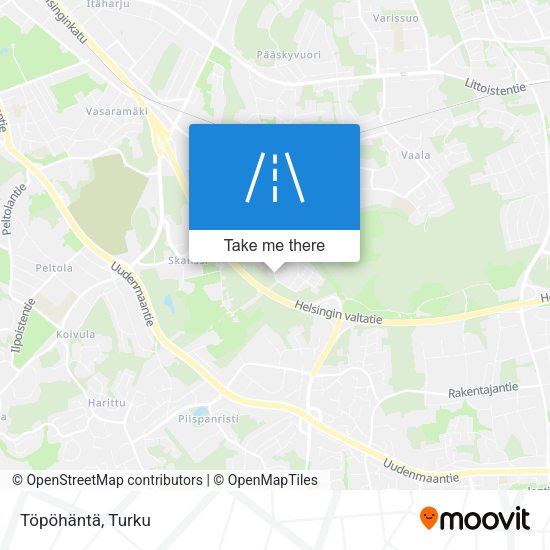 Töpöhäntä map