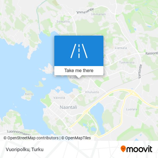 Vuoripolku map