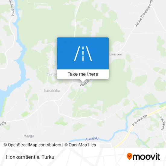 Honkamäentie map