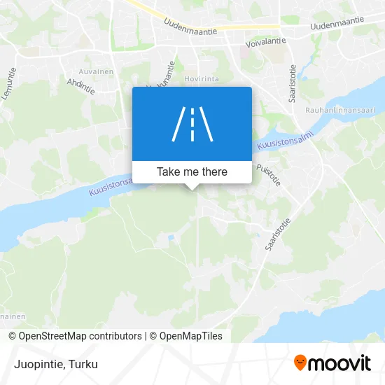 Juopintie map