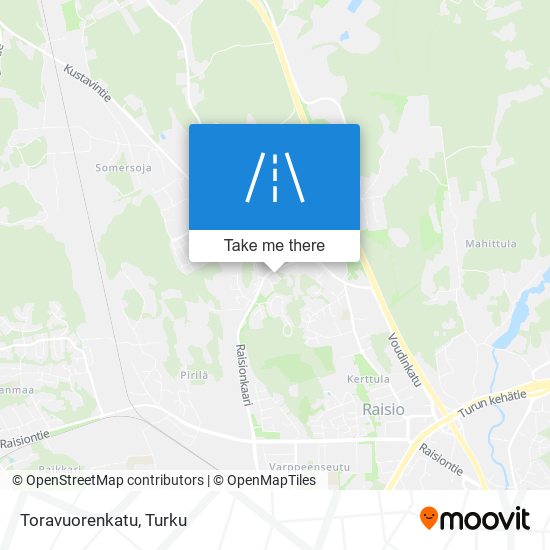 Toravuorenkatu map