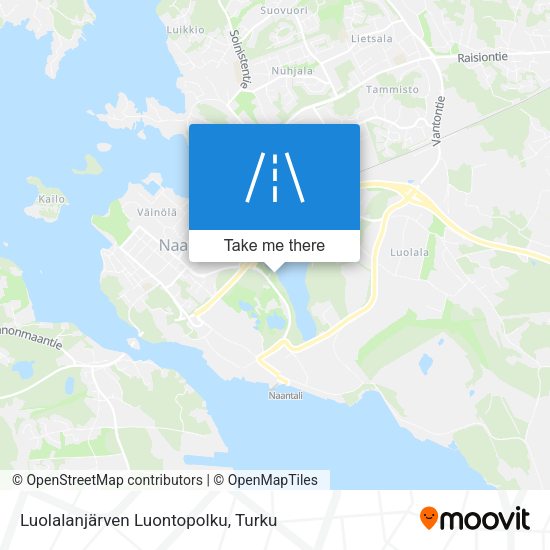 Luolalanjärven Luontopolku map