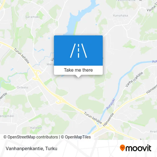 Vanhanpenkantie map