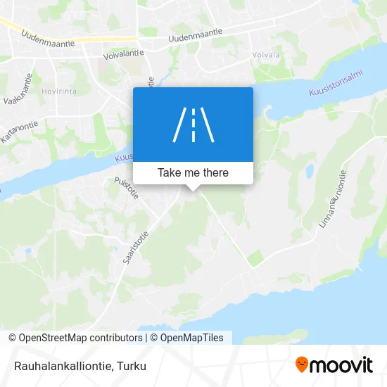 Rauhalankalliontie map