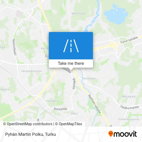 Pyhän Martin Polku map