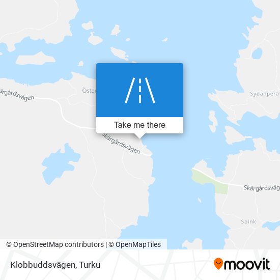 Klobbuddsvägen map