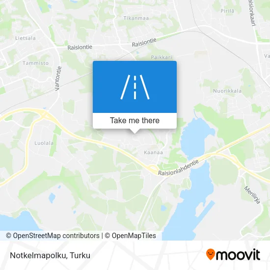 Notkelmapolku map
