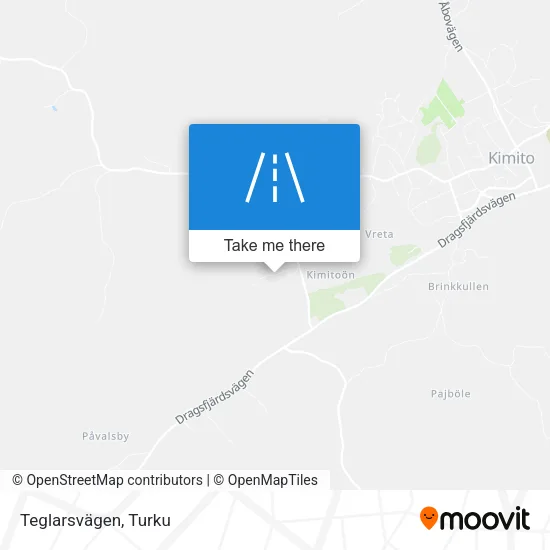 Teglarsvägen map