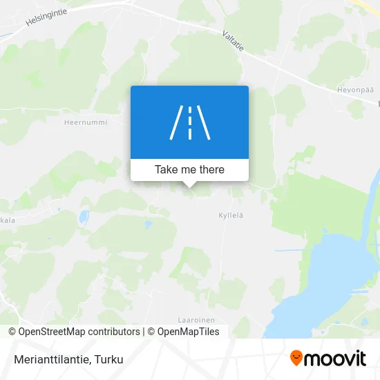 Merianttilantie map