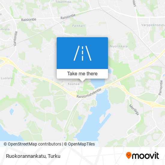 Ruokorannankatu map