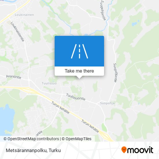 How to get to Metsärannanpolku in Lieto by Bus?