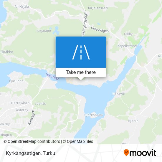 Kyrkängsstigen map