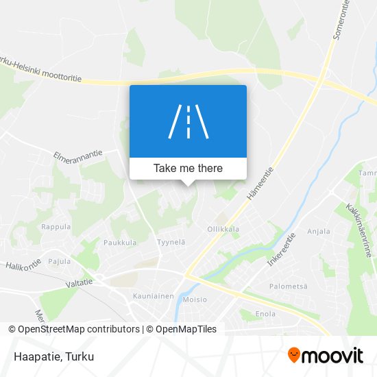 Haapatie map