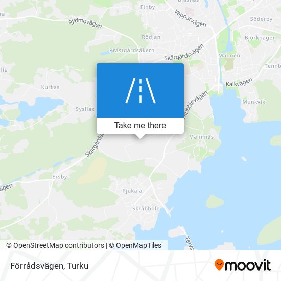 Förrådsvägen map