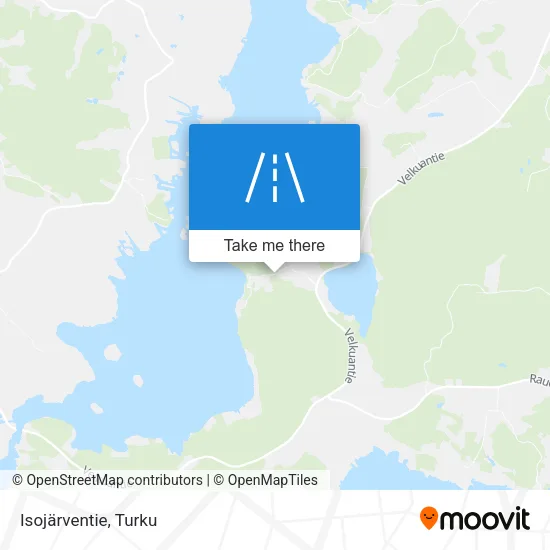 Isojärventie map