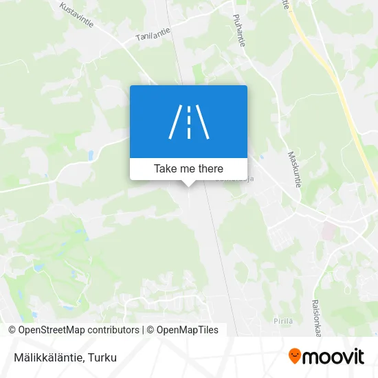 Mälikkäläntie map