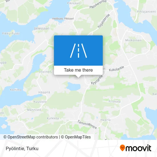 Pyölintie map