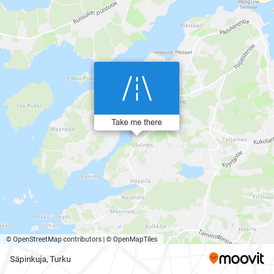 Säpinkuja map