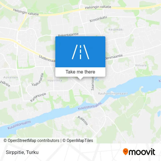 Sirppitie map