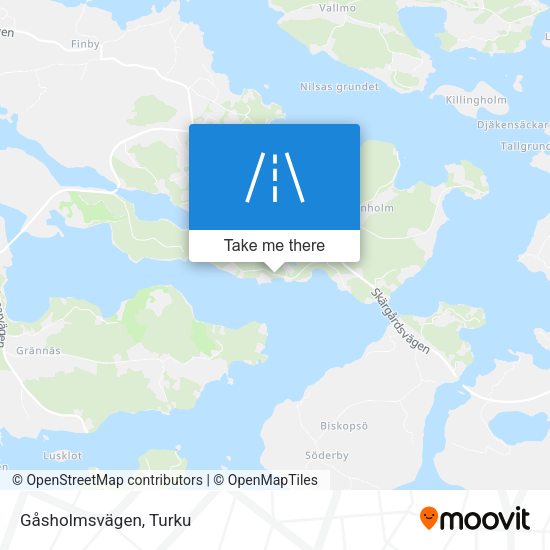 Gåsholmsvägen map
