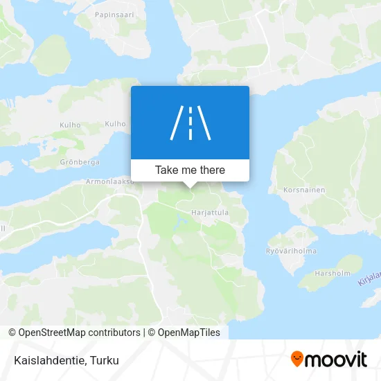 Kaislahdentie map