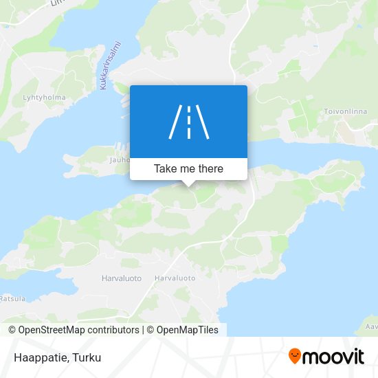 Haappatie map