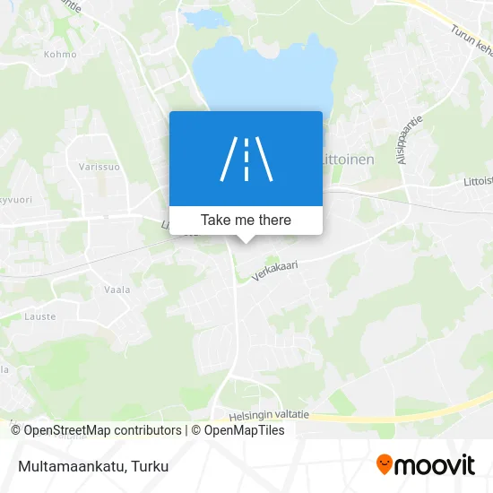 Multamaankatu map