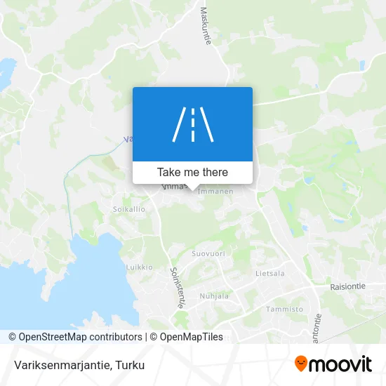 Variksenmarjantie map