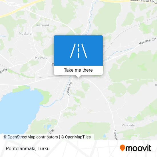 Pontelanmäki map