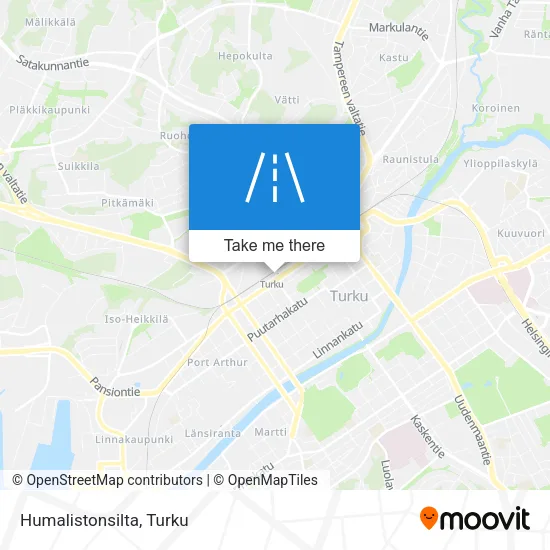 Humalistonsilta map