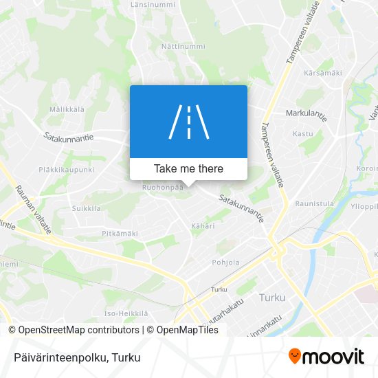 Päivärinteenpolku map