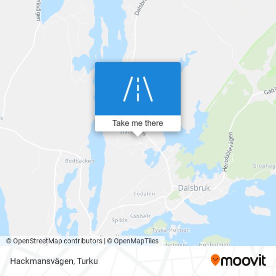 Hackmansvägen map