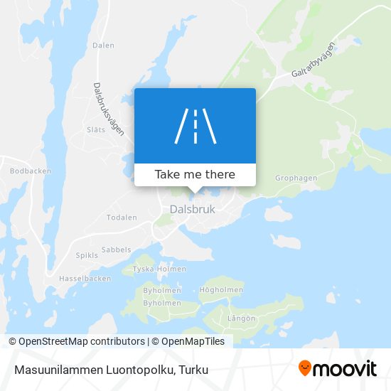 Masuunilammen Luontopolku map