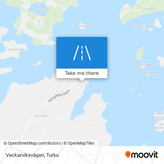 Veckarviksvägen map