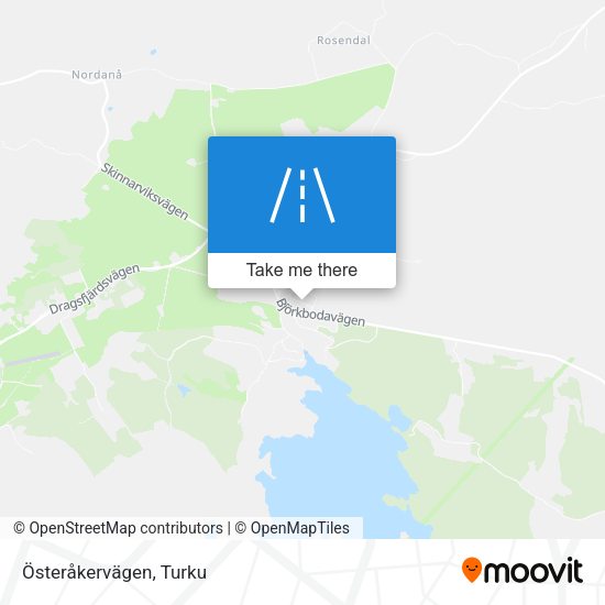 Österåkervägen map