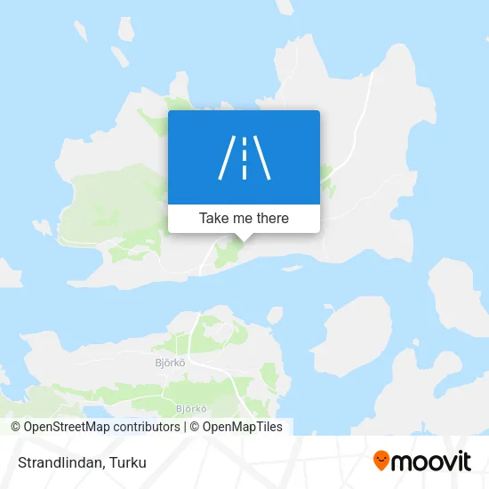Strandlindan map