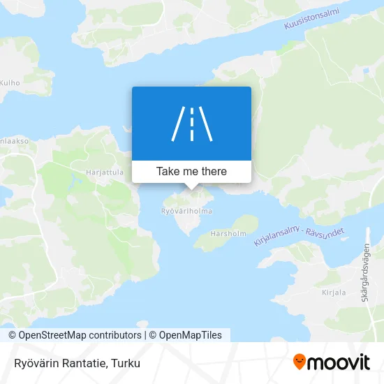 Ryövärin Rantatie map