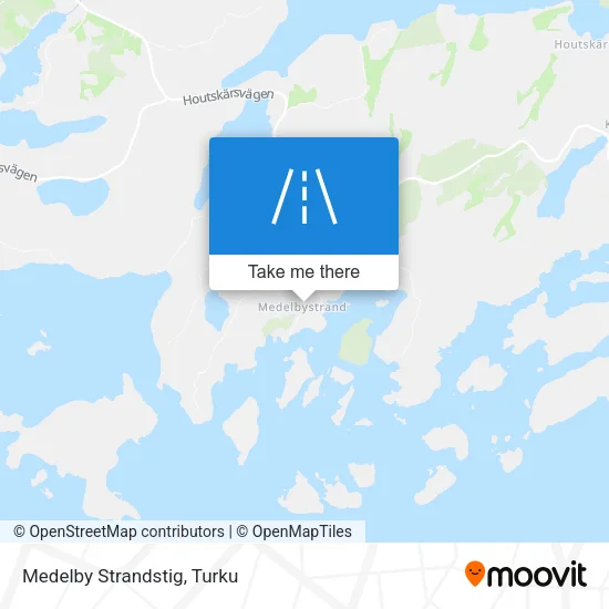 Medelby Strandstig map