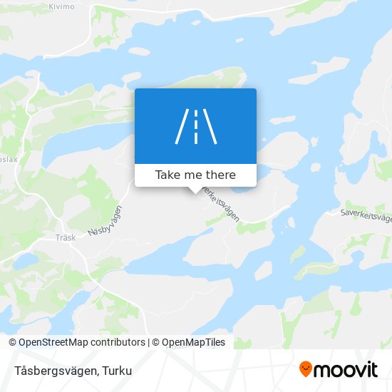 Tåsbergsvägen map