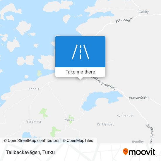 Tallbackavägen map