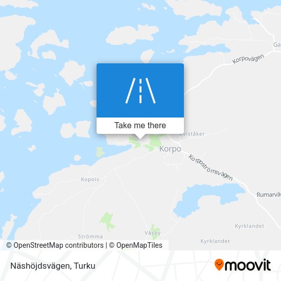 Näshöjdsvägen map