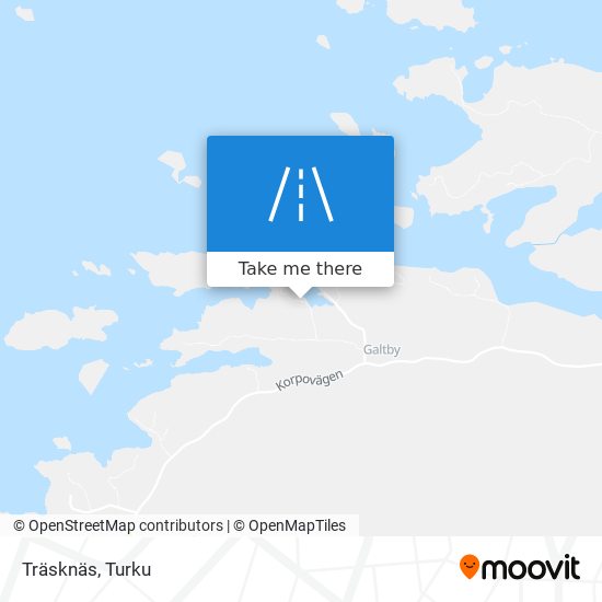 Träsknäs map