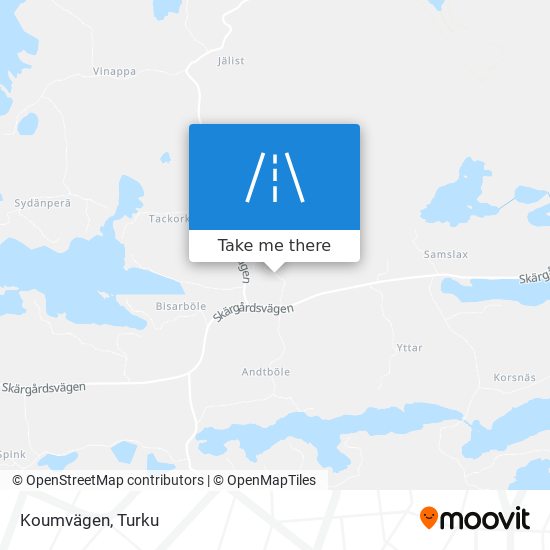 Koumvägen map