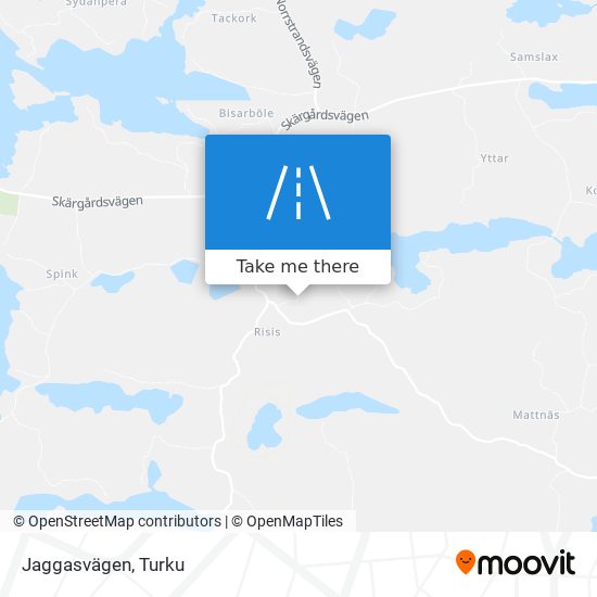 Jaggasvägen map