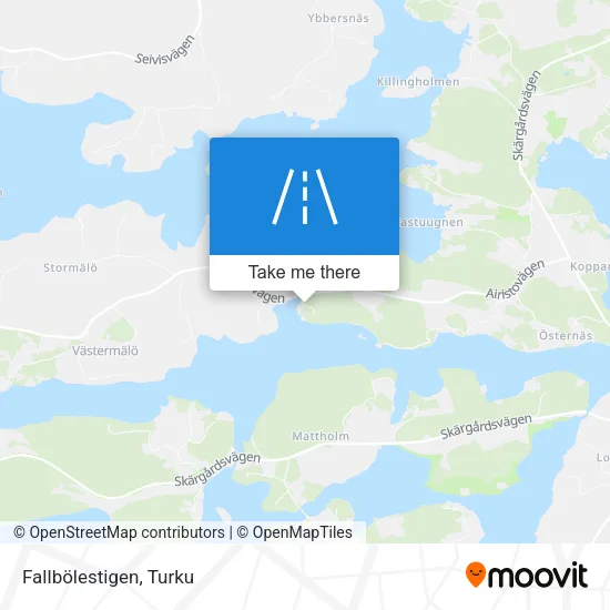 Fallbölestigen map
